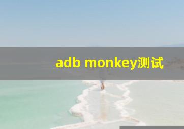 adb monkey测试